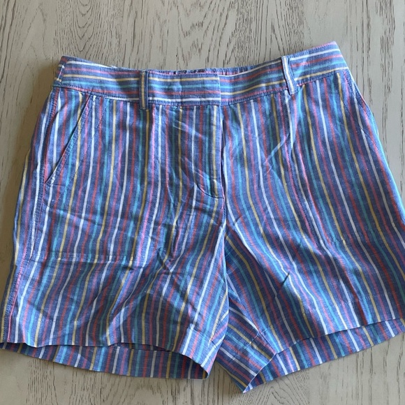 Talbots Sunshine Stripe Shorts Size 8 - Picture 3 of 8